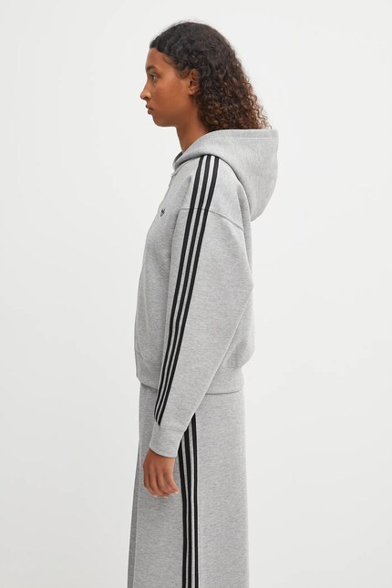 アディダス×HYKEトレーナーグレー HYKE - HYKE adidas スウェット トレーナー S アディダス ハイク