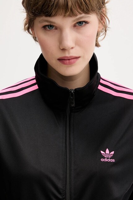 Кофта adidas Originals Firebird Tt цвет чёрный с аппликацией