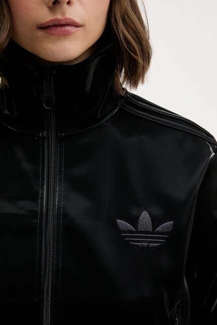 Кофта adidas Originals Holiday Tt цвет чёрный с аппликацией JY2617