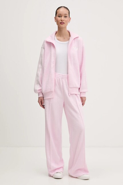 あああ Кофта adidas Originals Mohair цвет розовый с аппликацией KS7778