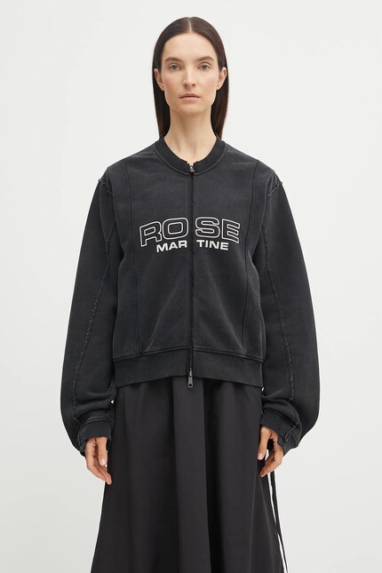 【即発送】martine rose zip up crew Sサイズ Martine Rose: Green Zip Up Crew Sweatshirt | SSENSE Canada