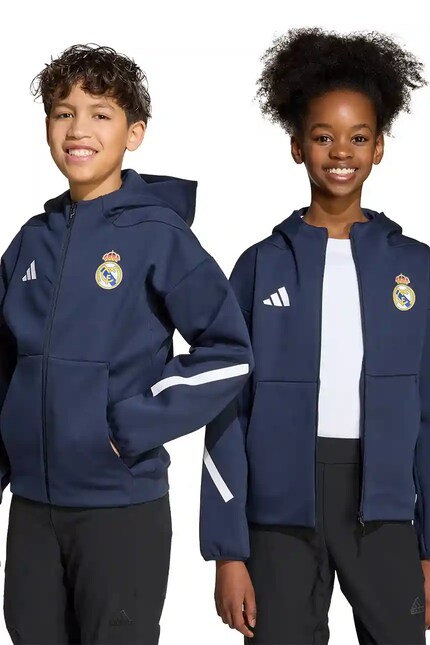 adidas Performance bluză copii REAL MADRID culoarea bleumarin, cu