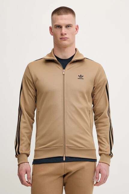 Кофта adidas Originals Classic TT цвет зелёный с аппликацией