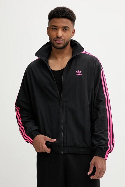 Куртка adidas Originals Firebird цвет чёрный переходная JY1332