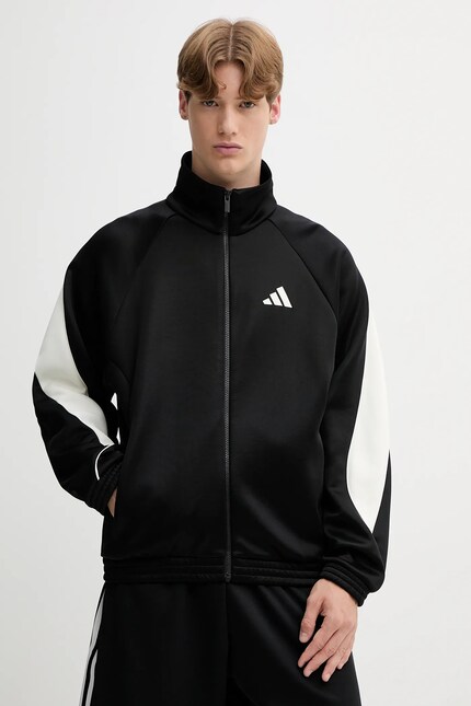 Кофта adidas Stadium цвет чёрный узор JN1821 | ANSWEAR.ua
