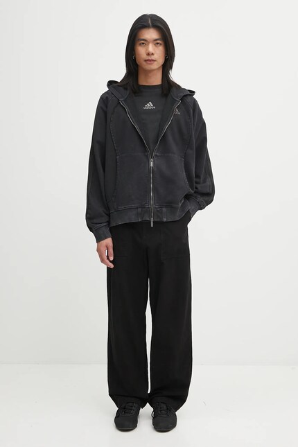 adidas Originals cotton sweatshirt Adilenium Tg Hd black color