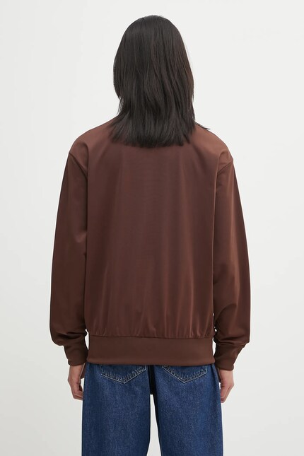 Кофта adidas Originals Firebird Tt цвет коричневый с аппликацией
