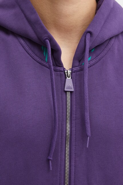 Кофта adidas Originals EQT Hoodie цвет фиолетовый с капюшоном
