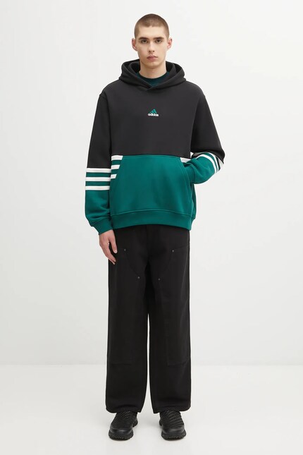 Кофта adidas Originals Archive Hoodie колір чорний з капюшоном з