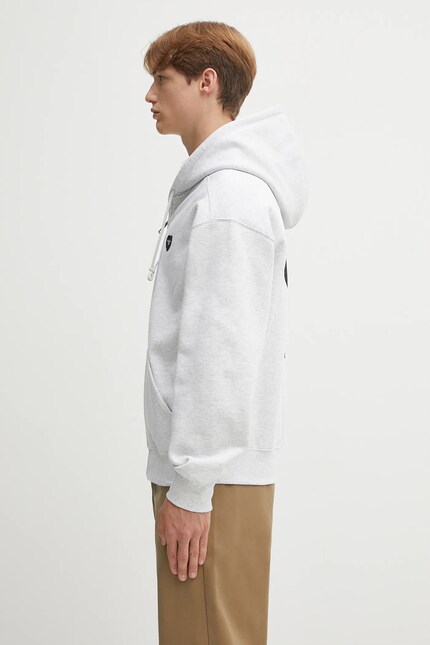 Carhartt WIP sweatshirt Hooded Heart II Hartt gray color hooded