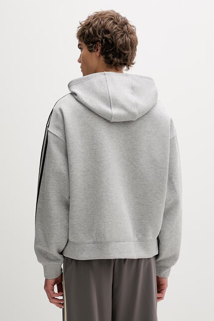 Кофта adidas Originals Spacer Hoodie цвет серый с капюшоном с
