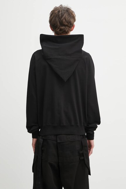 Rick Owens DRKSHDW cotton sweatshirt Mountain black color hooded