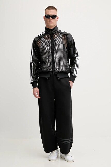 スポーツ・フィットネス PRIDE adidas Originals bluză Pride x Jeremy Scott culoarea negru, cu