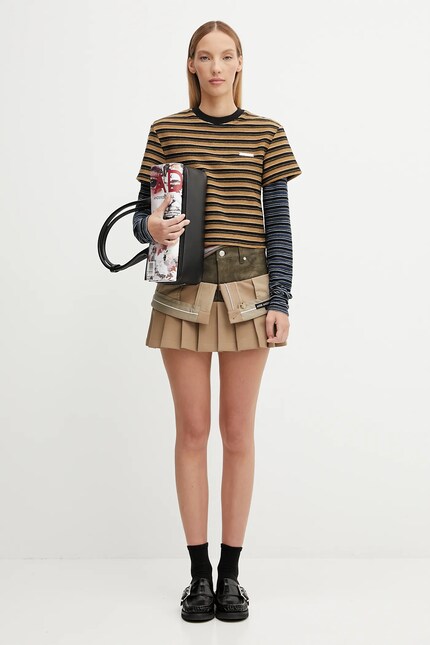 anderssonbell 長袖カットソー Andersson Bell longsleeve shirt Multi Stripe Ls beige color