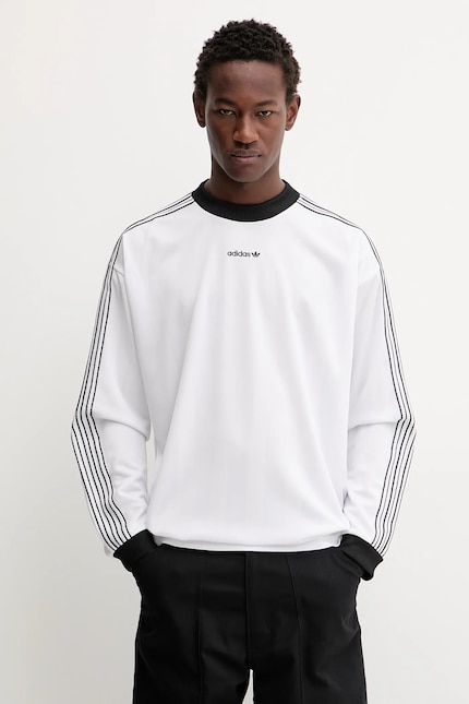 Лонгслив adidas Originals цвет белый с аппликацией JX3100 | ANSWEAR.ua Лонгслив adidas Originals цвет белый с аппликацией JX3100 | ANSWEAR.ua