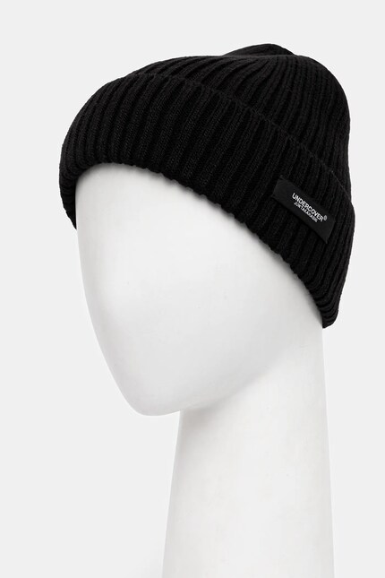 Undercover wool blend beanie Beanie black color UC2E4H02 at PRM US