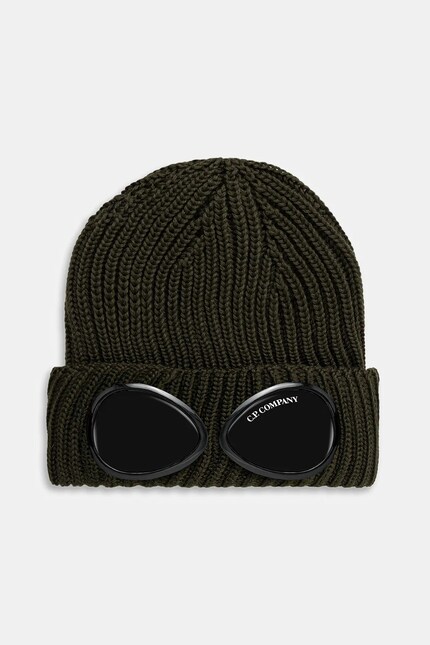 C.P. Company wool beanie green color RFCMAC742A005509A at PRM US
