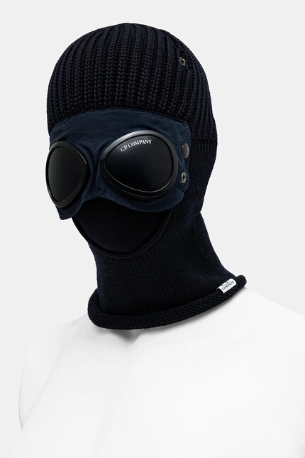 C.P. Company wool balaclava navy blue color RFCMAC740A005509A at