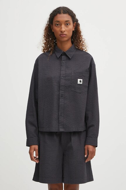 Carhartt WIP cotton shirt W' L/S Toland PRM EU