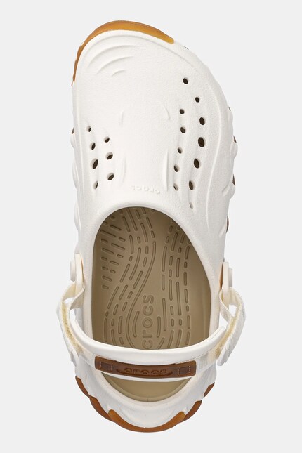 Шлепанцы Crocs Echo Gum Ro Clog цвет бежевый 211675 | ANSWEAR.ua