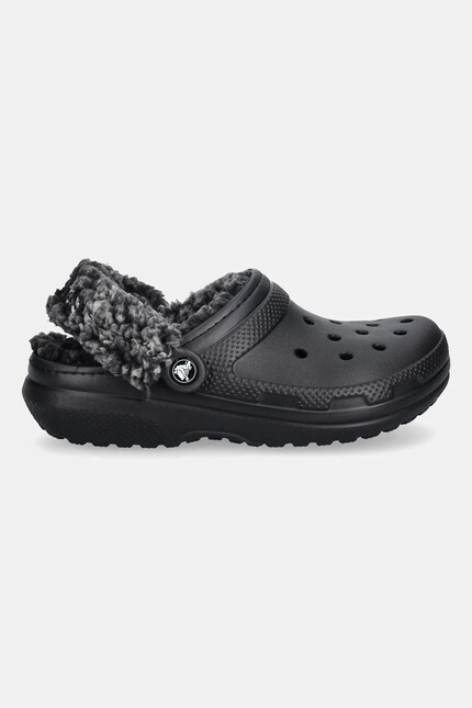 花ｖ Тапки Crocs Classic Fleece Lined Clog цвет чёрный 211396 | ANSWEAR.ua