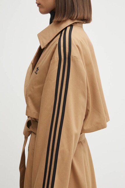 adidas Originals trench coat Tcoat Twill green color JW2663 at PRM US