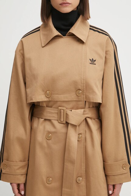 adidas Originals trench coat Tcoat Twill green color JW2663 at PRM US