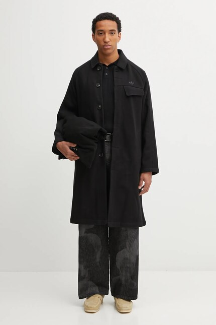 adidas Originals wool blend coat P Ess Overcoat PRM EU
