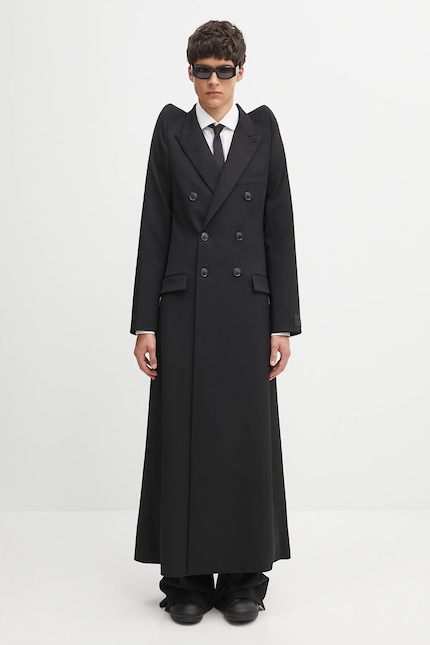 VETEMENTS wool blend coat Tight Shoulder Tailored PRM EU VETEMENTS wool blend coat Tight Shoulder Tailored PRM EU