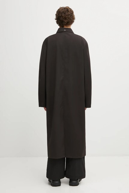 Our Legacy coat with wool Cloak brown color M4251CC at PRM US