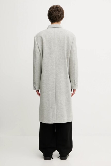 Lacoste coat with wool gray color BH5529 at PRM US