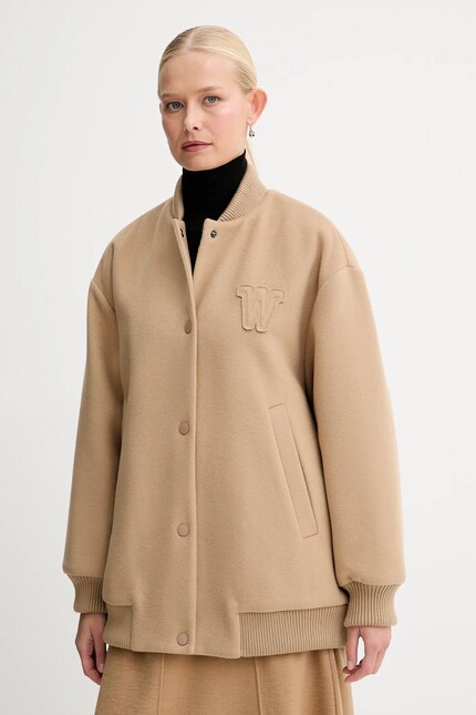 Куртка-бомбер с добавлением шерсти Weekend Max Mara ADORNI цвет