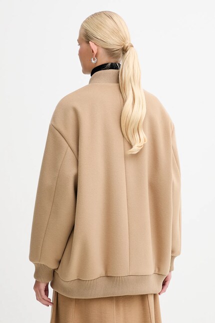 Куртка-бомбер с добавлением шерсти Weekend Max Mara ADORNI цвет