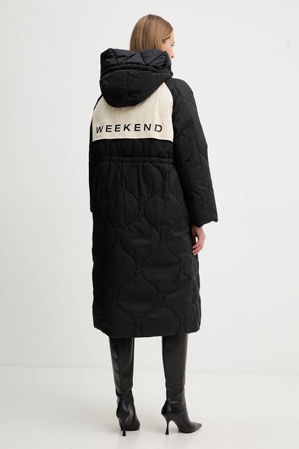 Двухсторонняя пуховая куртка Weekend Max Mara NOVAK цвет чёрный