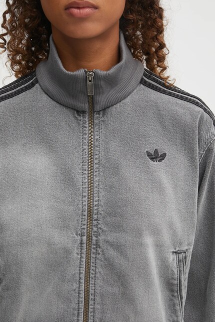 adidas Originals bomber jacket Denim Tt gray color JY2564 at PRM US