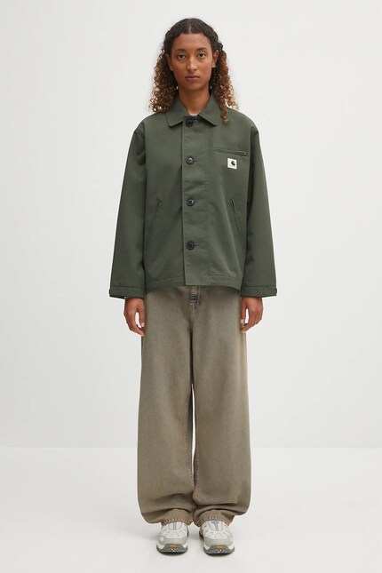 Carhartt WIP jacket W' Barnett green color I035148.2ZXXX at PRM US