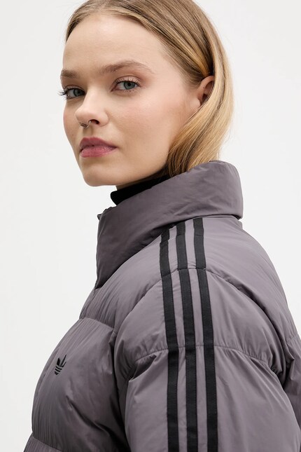 Куртка adidas Originals Long Puffer колір фіолетовий зимова JX2952