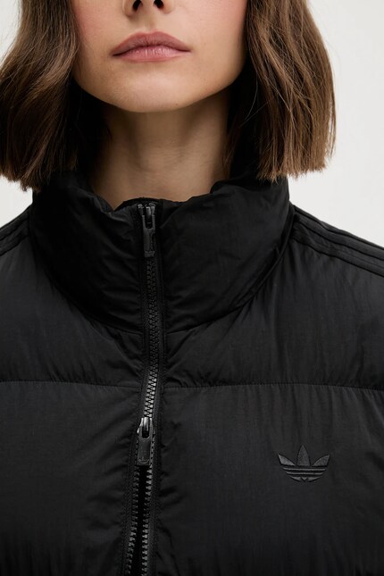 Куртка adidas Originals Long Puffer колір чорний зимова JX2957