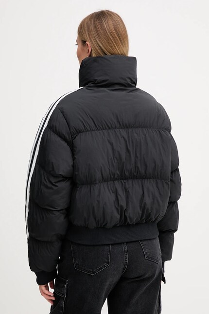 Куртка adidas Originals Cropped Puffer цвет чёрный демисезонная