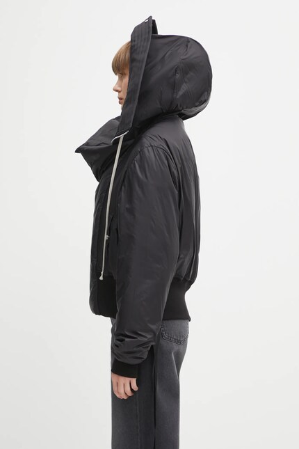Rick Owens DRKSHDW jacket Cropped Alice Parka black color