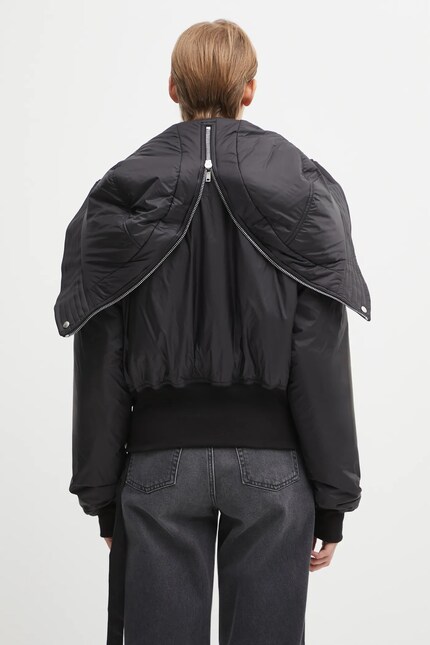 Rick Owens DRKSHDW jacket Cropped Alice Parka black color