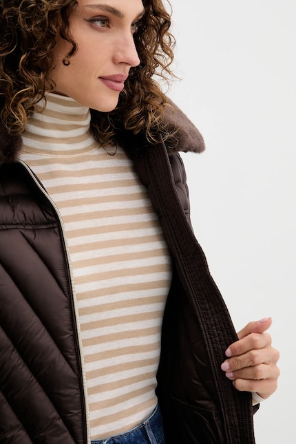 MICHAEL Michael Kors geacă culoarea maro, de tranziție, 77A6945M42