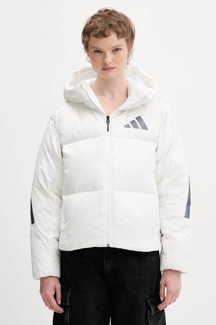 Пуховая куртка adidas adidas x Z.N.E цвет белый зимняя oversize