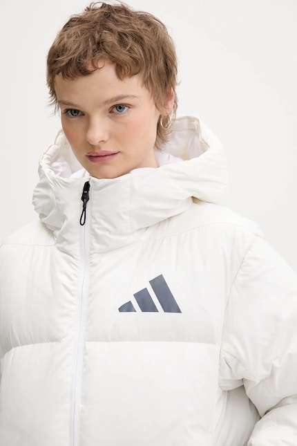 Пуховая куртка adidas adidas x Z.N.E цвет белый зимняя oversize Пуховая куртка adidas adidas x Z.N.E цвет белый зимняя oversize