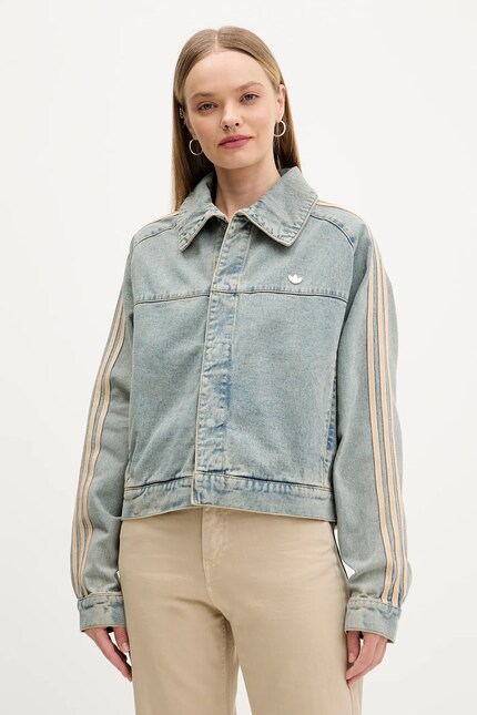 adidas Originals geacă jeans Premium Essentials de tranziție