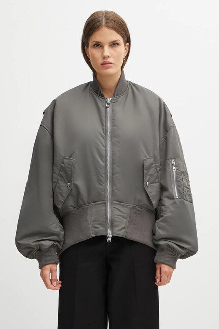 JW Anderson bomber jacket Oversized Curved Hem Bomber PRM EU