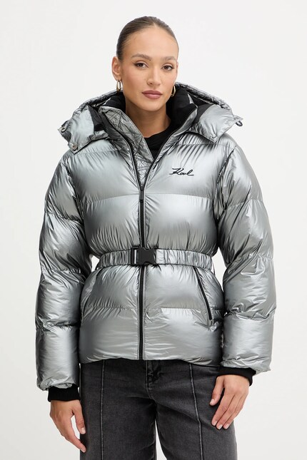 Куртка Karl Lagerfeld цвет серебрянный зимняя A4W15066 | ANSWEAR.ua