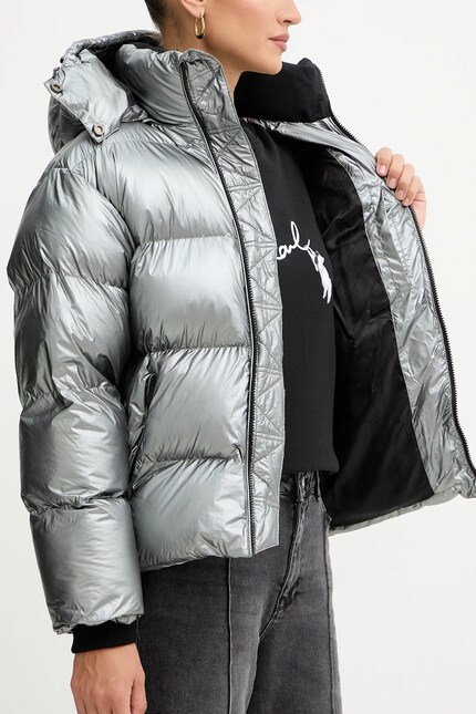 Куртка Karl Lagerfeld цвет серебрянный зимняя A4W15066 | ANSWEAR.ua
