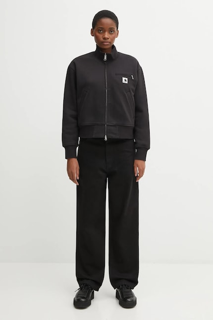 たろー　レディース　BLK M Carhartt WIP sweatshirt W' Detroit Sweat Jacket black color smooth