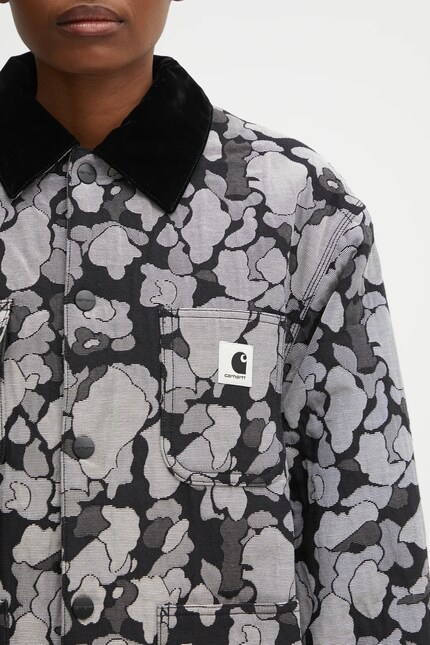 Carhartt WIP jacket W' Tapestry Chore Coat gray color I035315